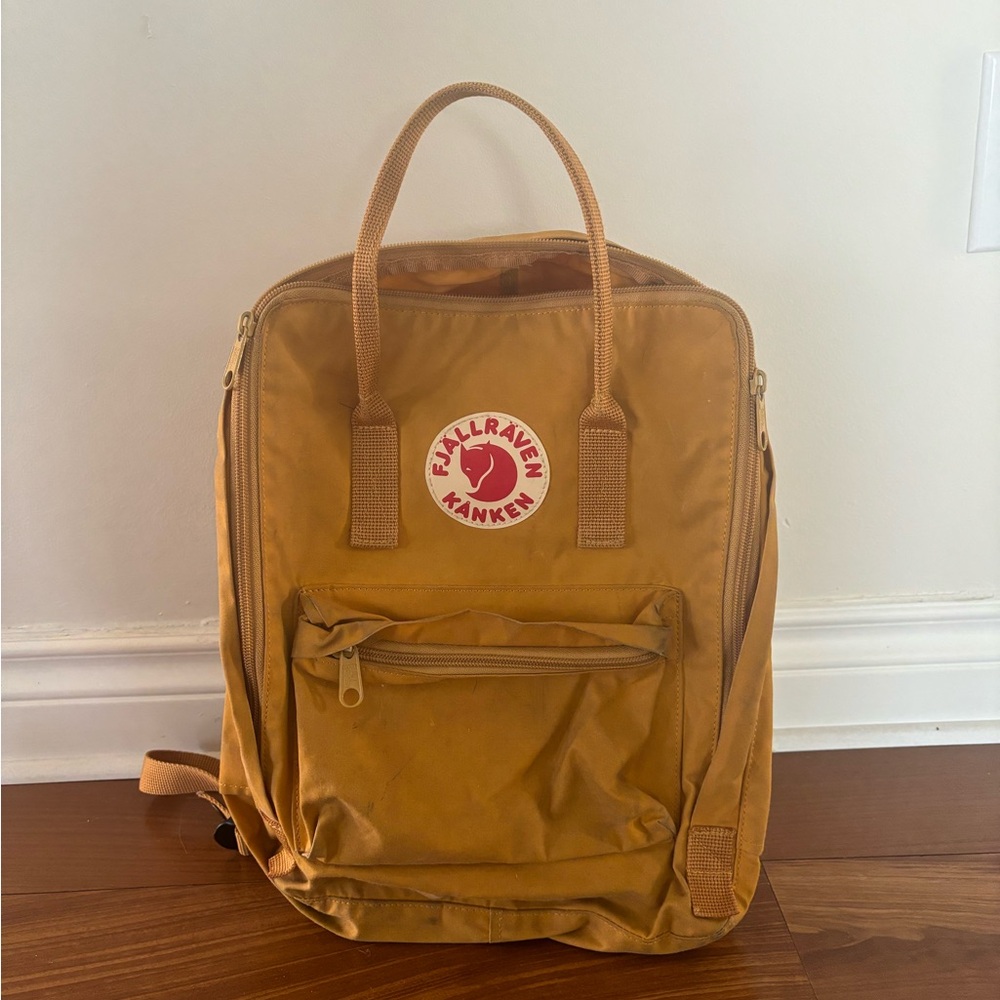 FJALLRAVEN KÅNKEN ORIGINAL DESIGNER Yellow Backpack